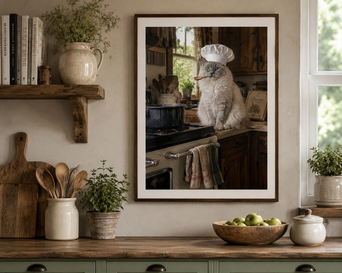 π¨βπ³ King Boris the Master Chef β Instant Digital Download Ragdoll Wall Art