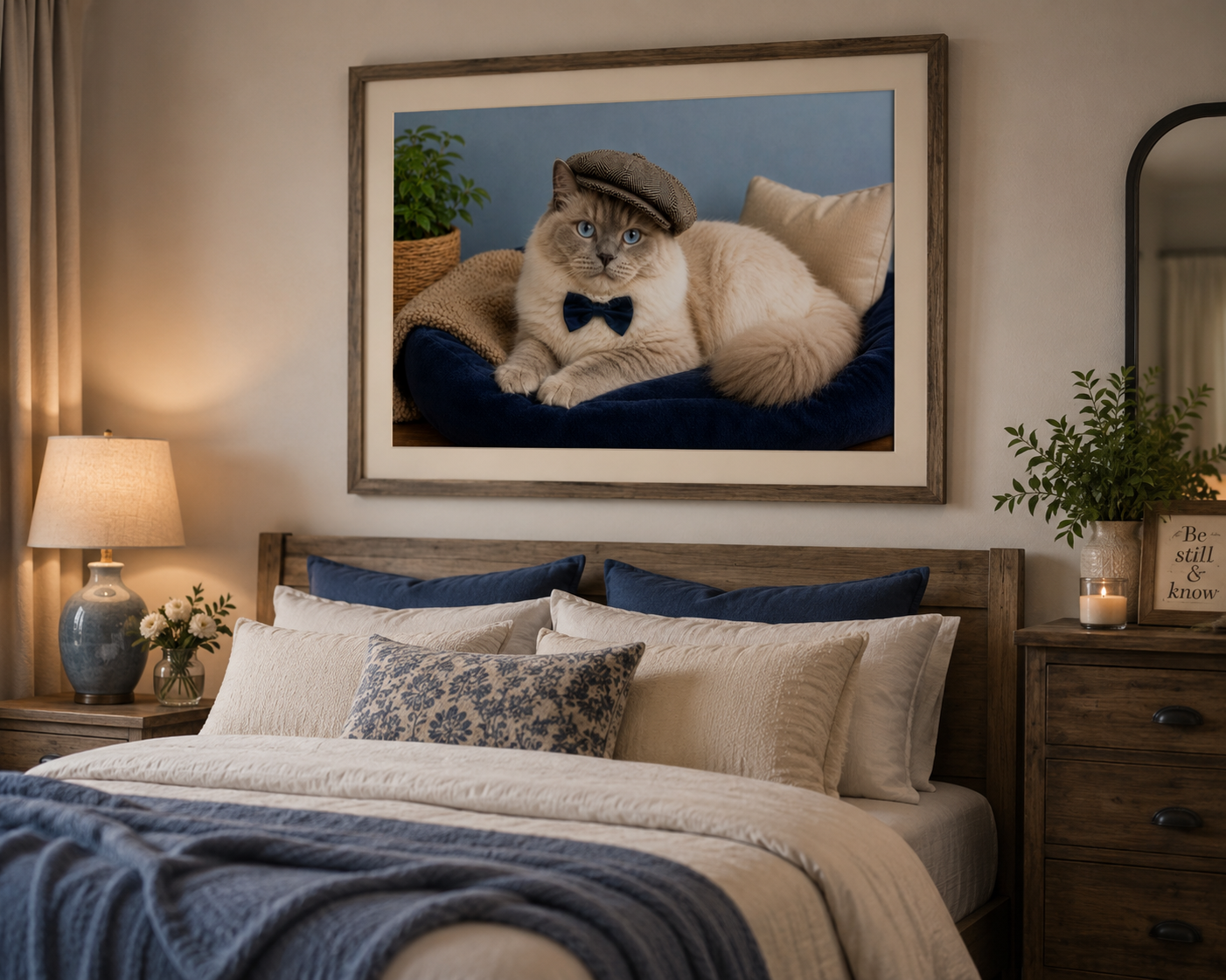 King Boris the Distinguished Gentleman | Ragdoll Cat Printable Wall Art | Instant Digital Download