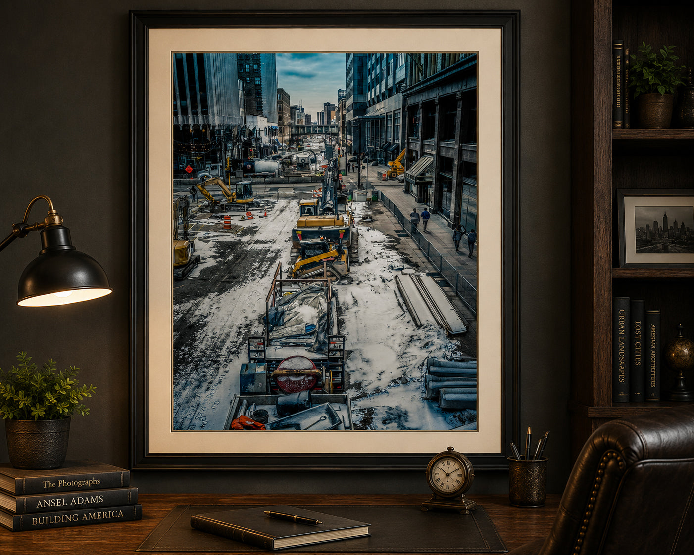 City in Progress | Downtown Minneapolis Urban Construction Fine Art Photography | Printable Cityscape Wall Art | Instant Digital Download
