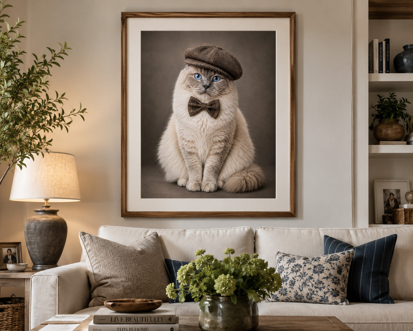 King Boris the Distinguished Page Boy Gentleman | Purebred Ragdoll Cat Printable Wall Art | Instant Digital Download