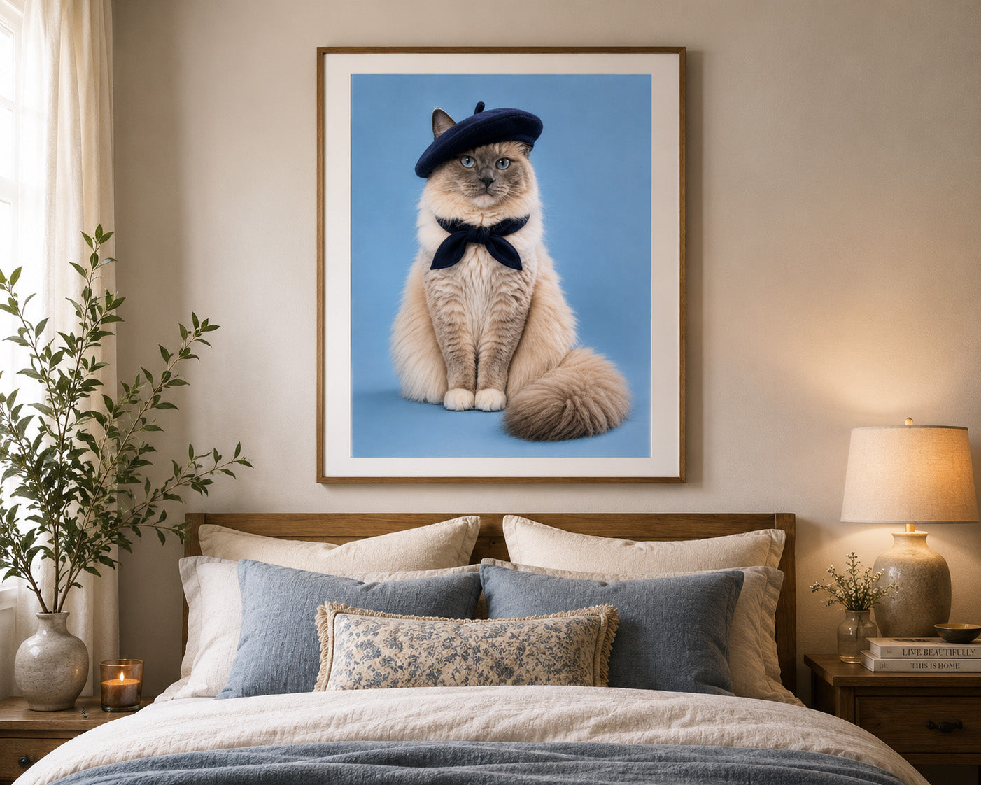 King Boris the French Gentleman | Ragdoll Cat Printable Wall Art | Instant Digital Download