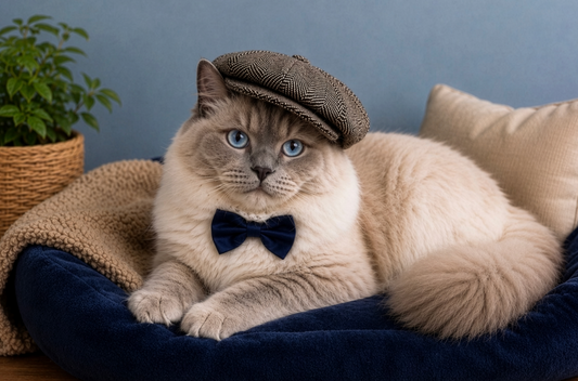 King Boris the Distinguished Gentleman | Ragdoll Cat Printable Wall Art | Instant Digital Download