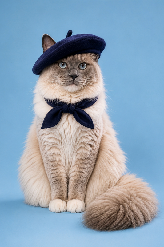 King Boris the French Gentleman | Ragdoll Cat Printable Wall Art | Instant Digital Download