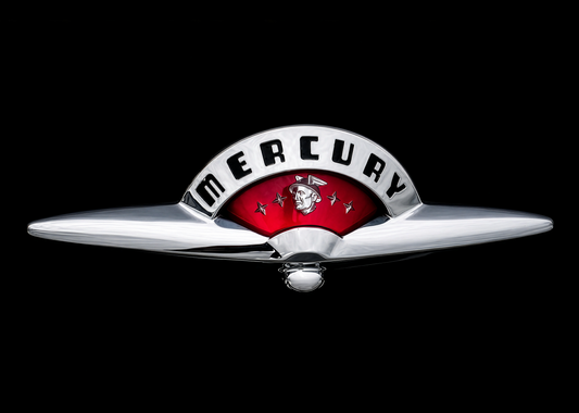 Chief's Chariot | Vintage Mercury Emblem Fine Art Photography | Printable Wall Art | Instant Digital Download