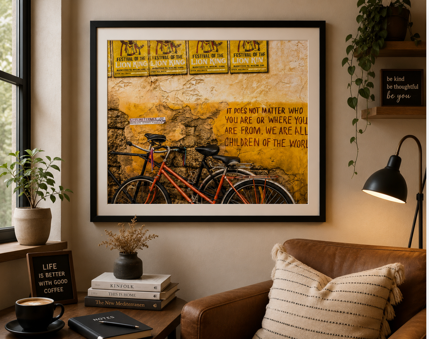 Wheels of Belonging – Disney Animal Kingdom Bicycle Wall Fine Art Photography Print | Inspirational Travel Wall Art | Printable Digital Download