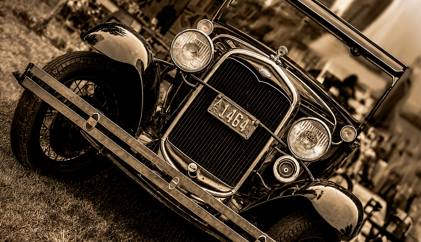 Yesterday's Miles | Vintage Ford Model A Fine Art Photography | Printable Classic Car Wall Art | Instant Digital Download