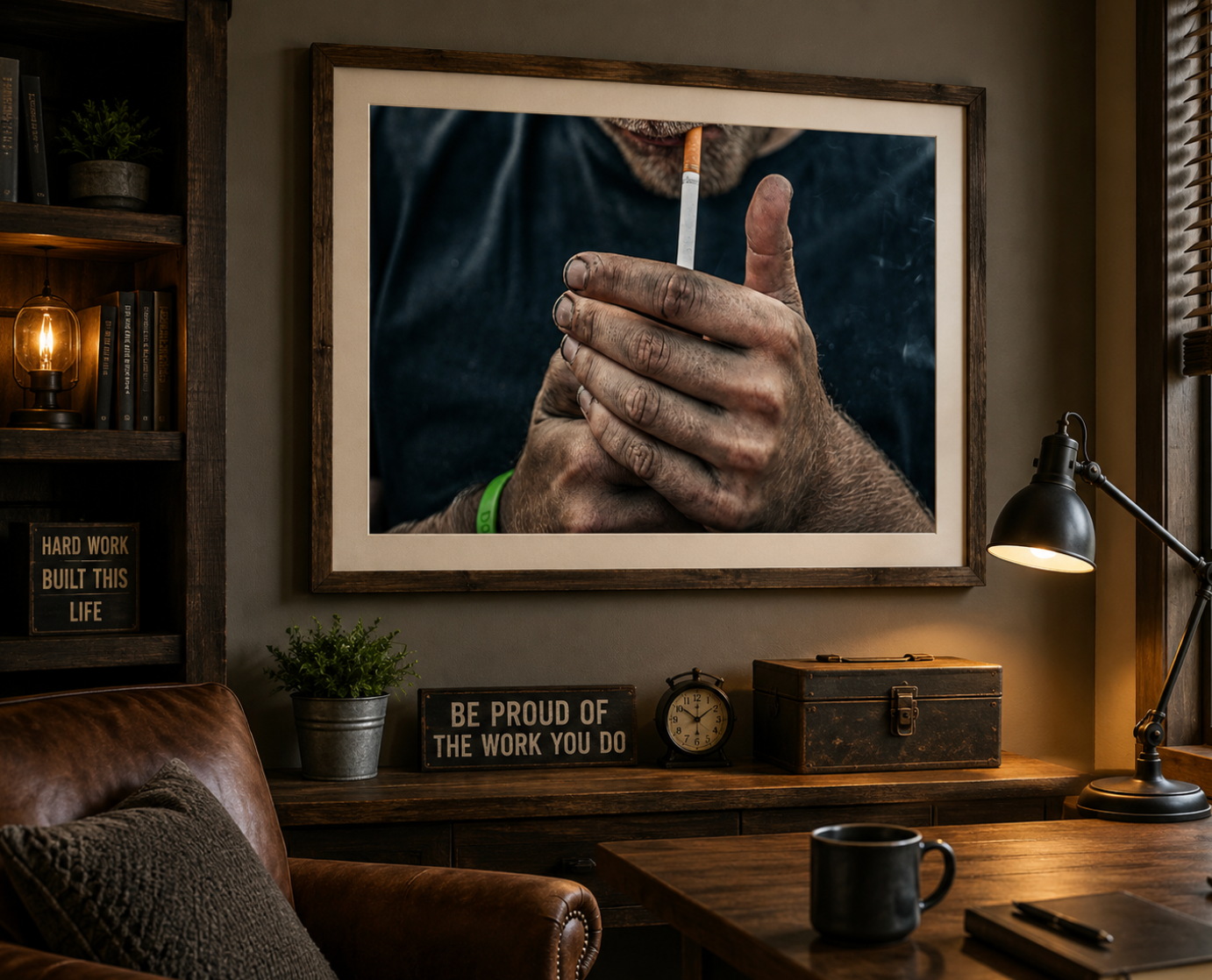 Work – Hands of a Lineman, Blue-Collar Documentary Photography, Fine Art Digital Download